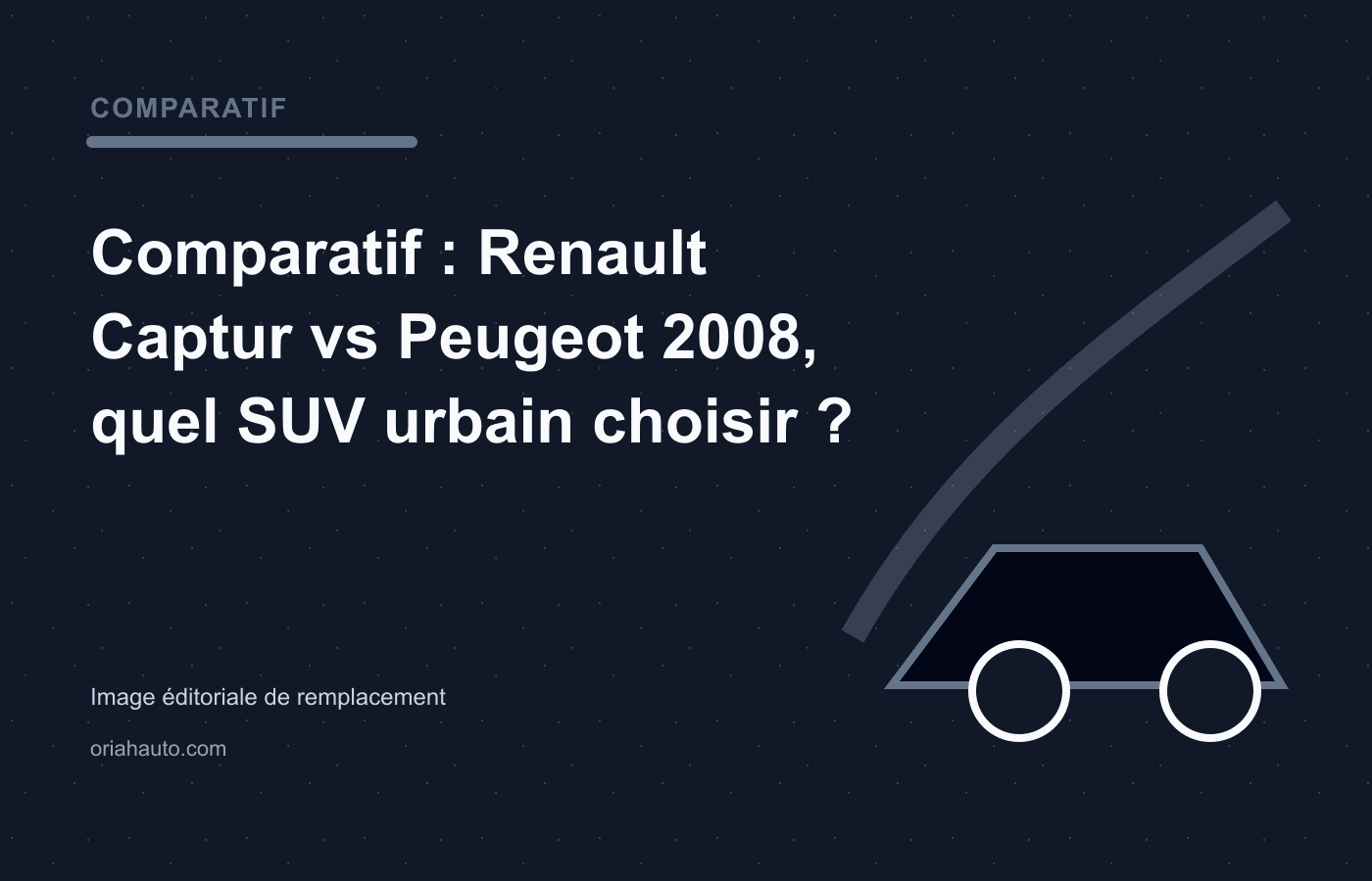 Comparatif : Renault Captur vs Peugeot 2008, quel SUV urbain choisir ?